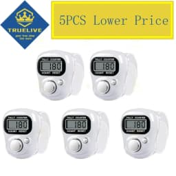 5/3/1PCS Mini Electronic Finger Counter Hand Tally Clicker Counter Ring Digital Counters Knitting Row Counter Stroke Contador