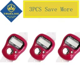 5/3/1PCS Mini Electronic Finger Counter Hand Tally Clicker Counter Ring Digital Counters Knitting Row Counter Stroke Contador
