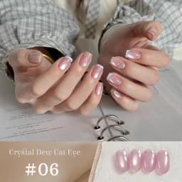 1-9pcs TC Flow Light White Cat Eye Gel Nail Polish Ultra Shine Soak Off UV Gel Mirror Glass Cat Magnet Gel Varnish Nail Supplies