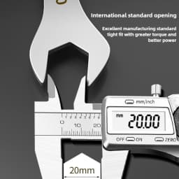 3mm Ultra-thin Wrench Large Open-end Wrench Plum Dual-purpose Wrench Wholesale 4-27MM Cross-border Thin Section Dual-purpose