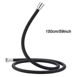 New 1.5/2/3M Silicone Shower Head Hose Flexible Anti-Winding Pipe High Pressure Powerful Shower Tube Bathroom Faucte Accessories