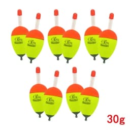 2/10pcs EVA Luminous Fishing Night Float Light Stick Foam Plastic Bobber Sea Rock Fishing Striking Floats Fishing Accessories