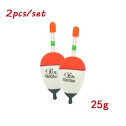 2/10pcs EVA Luminous Fishing Night Float Light Stick Foam Plastic Bobber Sea Rock Fishing Striking Floats Fishing Accessories
