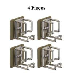 1/2/4/6Pcs Stainless Steel Washbasin Hook Multifunction Punch-free Kitchen Bathroom Rack Basin Storage Rack Towel Hanging Holder