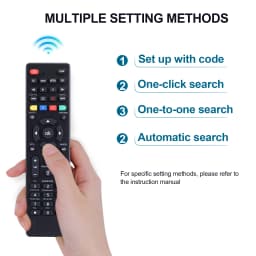 Universal Tv Remote for Lg, Samsung, Tcl, Philips, Vizio, Sharp, Sony, Panasonic, Sanyo, Insignia, Toshiba and Other Brands Lcd L
