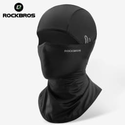 ROCKBROS Summer Ice Silk Cycling Mask Caps Outdoor Sun Protection Sports Motorcycle Cool Full Face Bicycle Mask Bike Scarf Mask