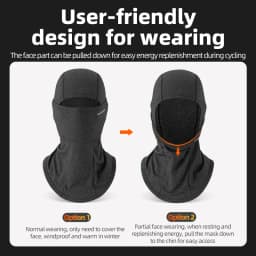 ROCKBROS Summer Ice Silk Cycling Mask Caps Outdoor Sun Protection Sports Motorcycle Cool Full Face Bicycle Mask Bike Scarf Mask