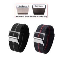 60s French Troops Parachute Bag Elastic Watch Strap 18 20mm 22mm Nylon Watchbands Man's Universal Ballistic Fabric Wristband
