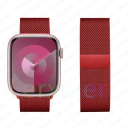 Milanese Loop Band For Apple Watch Strap 46mm 44mm 45mm 40mm 42mm 41mm 49mm Bracelet iWatch Series 12 11 10 9 SE Ultra 4 3 49mm