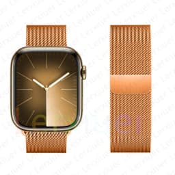 Milanese Loop Band For Apple Watch Strap 46mm 44mm 45mm 40mm 42mm 41mm 49mm Bracelet iWatch Series 12 11 10 9 SE Ultra 4 3 49mm