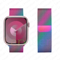 Milanese Loop Band For Apple Watch Strap 46mm 44mm 45mm 40mm 42mm 41mm 49mm Bracelet iWatch Series 12 11 10 9 SE Ultra 4 3 49mm