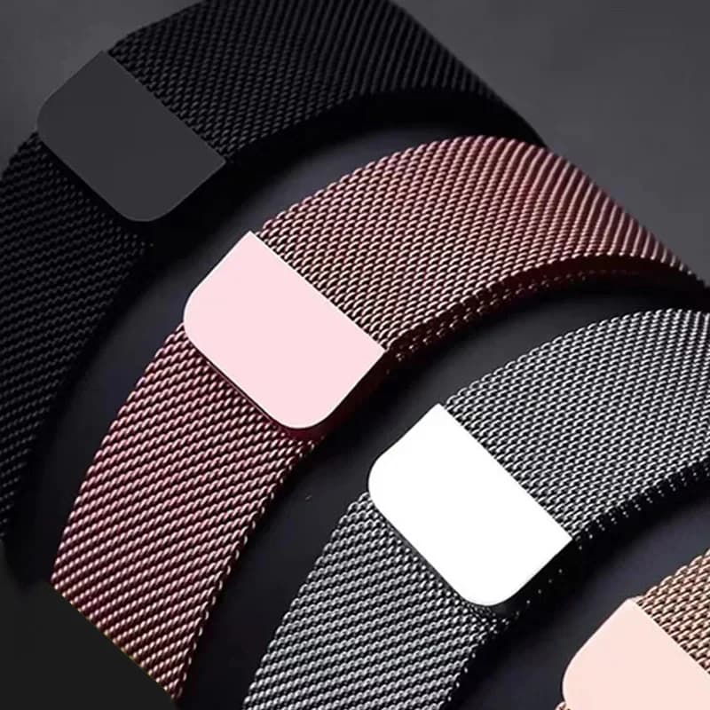 Milanese Loop Band For Apple Watch Strap 46mm 44mm 45mm 40mm 42mm 41mm 49mm Bracelet iWatch Series 12 11 10 9 SE Ultra 4 3 49mm