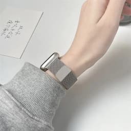 Milanese Loop Band For Apple Watch Strap 46mm 44mm 45mm 40mm 42mm 41mm 49mm Bracelet iWatch Series 12 11 10 9 SE Ultra 4 3 49mm