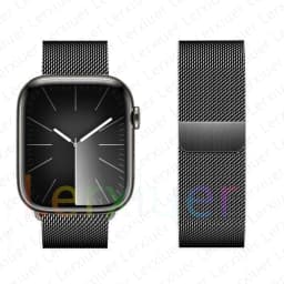 Milanese Loop Band For Apple Watch Strap 46mm 44mm 45mm 40mm 42mm 41mm 49mm Bracelet iWatch Series 12 11 10 9 SE Ultra 4 3 49mm