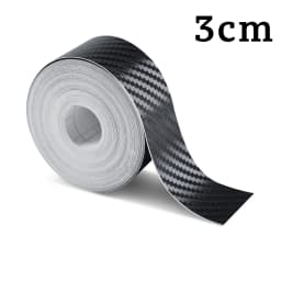 1-10m Nano Carbon Fiber Car 3D Tape Sticker Wrap Door Mirror Paste Protector Strip DIY Protection Film Waterproof Adhesive Vinyl