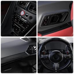 1-10m Nano Carbon Fiber Car 3D Tape Sticker Wrap Door Mirror Paste Protector Strip DIY Protection Film Waterproof Adhesive Vinyl