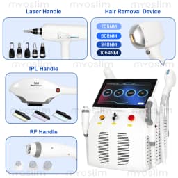 5000W Diode 4 In 1 Opt Ipl Hair Removal Machine 4 Wavelengt Newest Picosecond Nd Yag Tattoo Removal Carbon Peeling RF