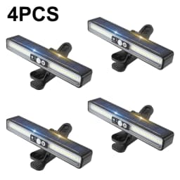 2/4 Pack Clip On Solar Motion Lights Outdoor Waterproof Motion Sensor Outdoor Lights with 36 LEDs 6000K Portable Solar Powered Security Light for Fence Garage Camping Portable Solar Powered Security Light