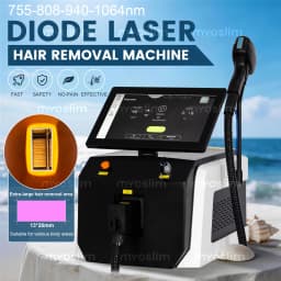 Professional FAC Fast Axis Collimation 10Bars 4 Wavelength Diode Laser Hair Removal Machine 755 808 940 1064nm Permanent Hair Re