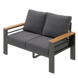 Aoxun Aluminum Outdoor Patio Furniture Set, 7 Seats Outdoor Sectional with Coffee Table, Patio Conversation Sets with Upgraded