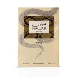 Hawas For Him Viper Eau de Parfum 100ml 3.38fl.oz Men Woody Spicy Long Lasting Fragrance