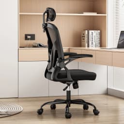 Farini Ergonomic High Back Swivel Office Chair, Adjustable Headrest & Lumbar Support, Breathable Mesh Desk Chair for Home Office