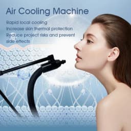 -35°C Vertical Cold Air Skin Cooling Machine for Lase Treatment Pain Relief Swelling Reduction Skin Cooling Machine Protect Epi
