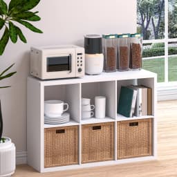 2/3/4/6/8/9 Grid Sturdy Wooden Frame Bookcase, Open Back Cube Storage Cabinet Freestanding Bookshelf Equipped with Anti-Tip Kit Wooden Open Display Shelf for Living Room, Bedroom and Study Open-Style Bookshelf Available in White and Chocolate Brown with O