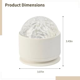 Ocean Wave Projector Light, 16 Color Water Ripple Lamp with Remote Control, 3D Ocean Lamp for Home Office Bar Restaurant