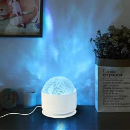 Northern Aurora/Water Ripple Projector Lamp LED Night Light with Remote Control Party Decor Light Projector Atmosphere Light