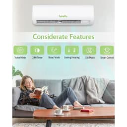 9,000 BTU Mini Split Air Conditioner amp Heater, 19 SEER2 115V Split AC Unit Ductless Inverter System with Heat Pump, Custom