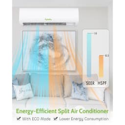 9,000 BTU Mini Split Air Conditioner amp Heater, 19 SEER2 115V Split AC Unit Ductless Inverter System with Heat Pump, Custom