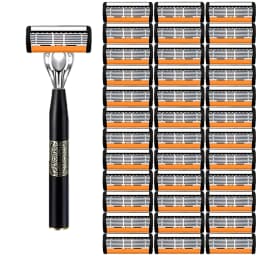 Men's safety razor, anti-slip handle, sharp and smooth blades, a must-have for safe and painless shaving for men