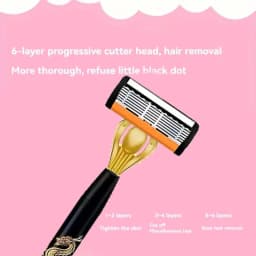 Men's safety razor, anti-slip handle, sharp and smooth blades, a must-have for safe and painless shaving for men