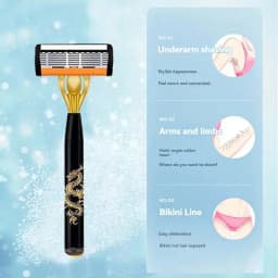 Men's safety razor, anti-slip handle, sharp and smooth blades, a must-have for safe and painless shaving for men