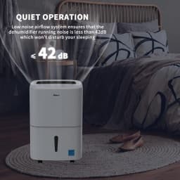 Shinco 5,000/6,000 Sq.Ft Energy Star Dehumidifier, Ideal for Large Rooms and Home Basements, Efficient Moisture Removal,1.32 Gallons