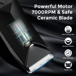 SEJOY Body Pubic Hair Trimmer for Men With Standing Recharge Dock,Balls Women Lady Shaver Hair Removal Bikini Trimmer