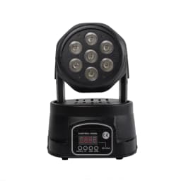 SHEHDS Wash LED 7x12W RGBW/7x18W 6IN1 Moving Head light for Disco DJ Music Party Nightclub Dance