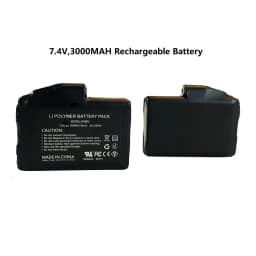 Rechargeable Battery Charger with Batteries for Heated Gloves Heated Socks Heating Jacket USB Charger 7.4V,2200MAH Battery