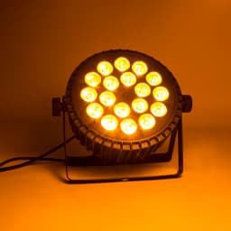 SHEHDS 8PCS LED Flat Par 18x12W RGBW/18x18W RGBWA+UV 6in1 Lighting Aluminum Alloy DJ Disco Stage Ball Christmas Decoration