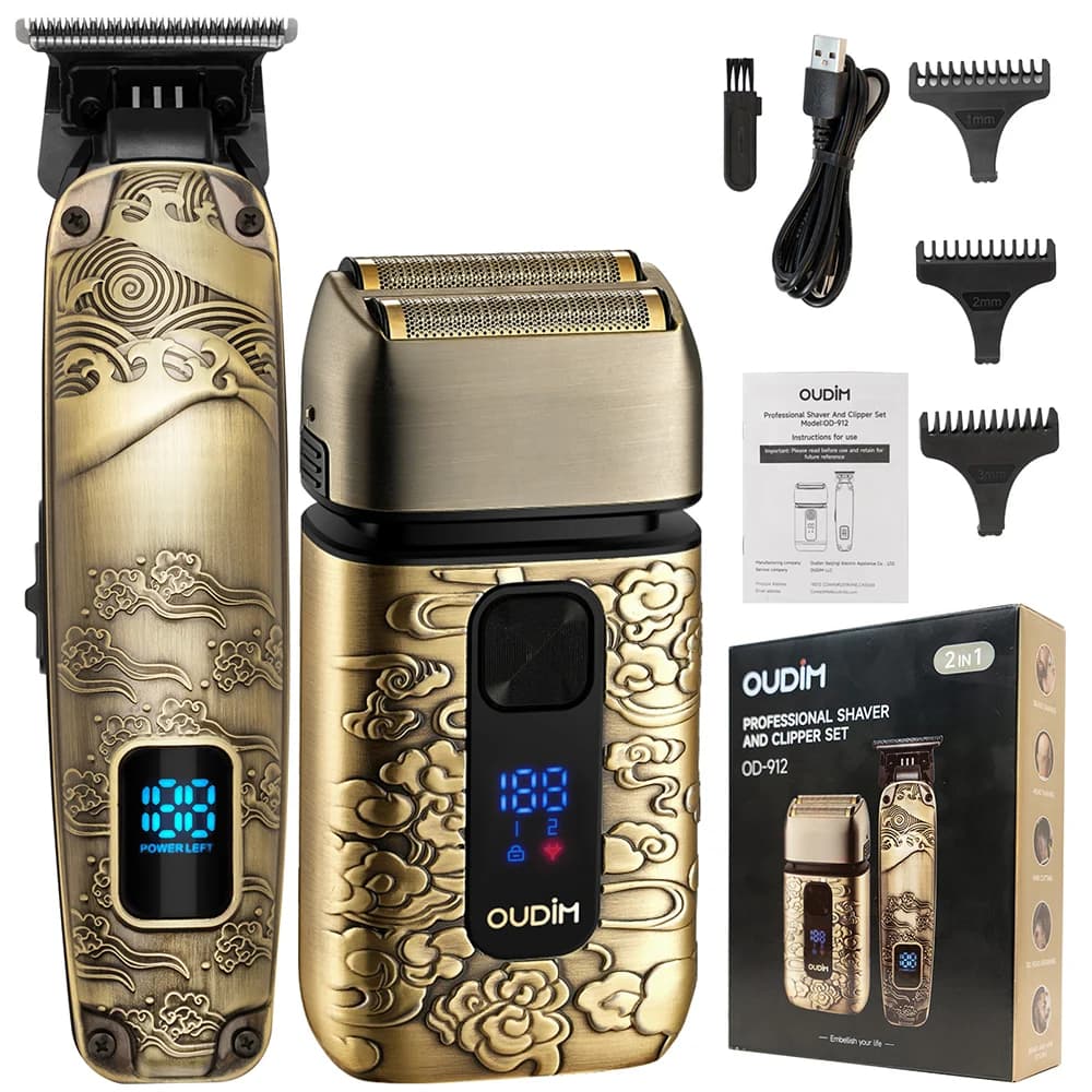 Foil Shavers for Men with Head Shaving, Hair Beard Trimmer, Face Mustache Grooming Kit, Bald Head Shavers and and Haircutting