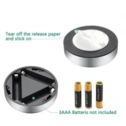 1/4/10 件 Mini Led Night Light, Self Adhesive Push Light Stairs Hallway Closet Kitchen Bedroom, Cabinets, Counters, Hallway