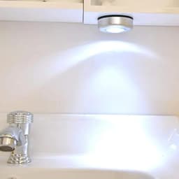 1/4/10 件 Mini Led Night Light, Self Adhesive Push Light Stairs Hallway Closet Kitchen Bedroom, Cabinets, Counters, Hallway
