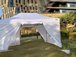 10x15 FT Pop Up Canopy Tent with Removable Sidewalls, Heavy Duty Foldable Ez Up Canopy,Frame Steel Waterproof UPF50+ Outdoor Instant Gazebo for Party Wedding Backyard Patio Event, Portable with Carry Bag & Sand Bags Windproof Commercial Shelter