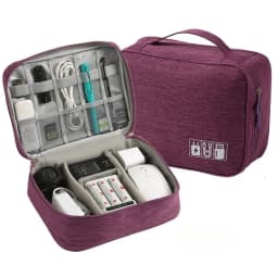 Cable Storage Bag Waterproof Digital Electronic Organizer Portable USB Data Line Charger Plug Storage Bag Travel Cable Organizer