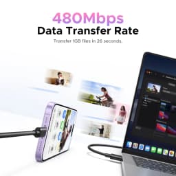 UGREEN USB-A to Type-C Cable for iPhone 17/16 Samsung S26/25/24 Xiaomi Pixel LG USB2.0 Data Cable 3A 18W Charging Cable 0.25-3M