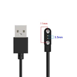2 pins 4pins Smartwatch Dock Charger Adapter USB Charging Cable Cord for Adult/Kids Smart Watch Power Charge Wire Accessories