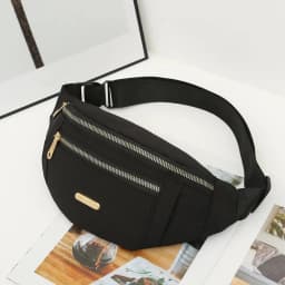 Women Sports Waist Bag Multi-Layer Fanny Pack Phone Essentials During Outdoor Activities Crossbody Purse Sports Chest Bag