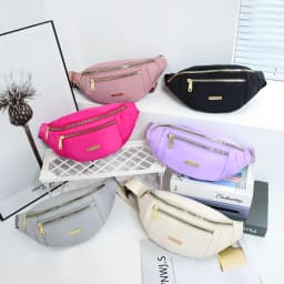 Women Sports Waist Bag Multi-Layer Fanny Pack Phone Essentials During Outdoor Activities Crossbody Purse Sports Chest Bag