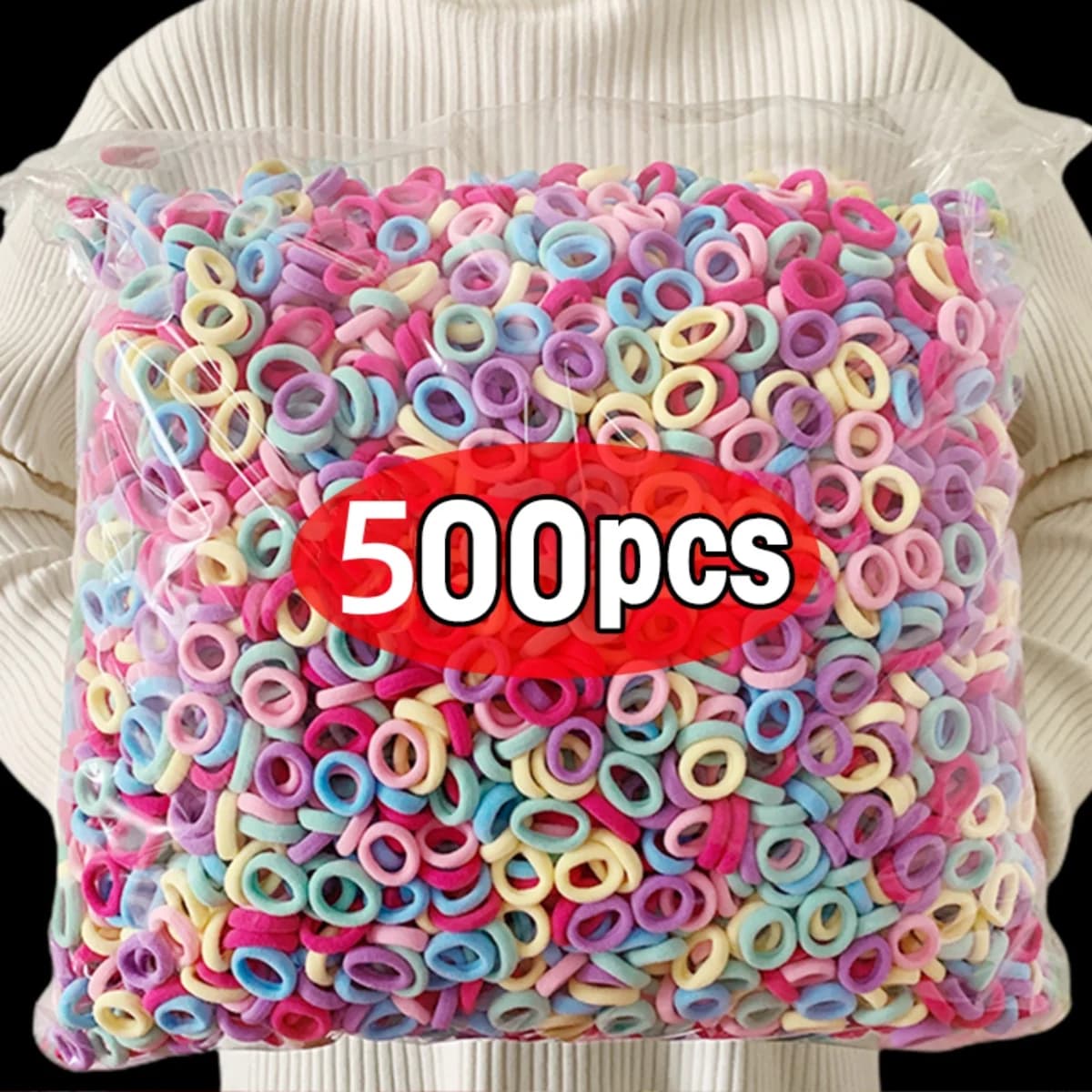 Elastic Hair Bands Ponytail Hold Hair Tie Rubber Bands Scrunchie Hair Accessories Bands for Girls Hair Accessories for Women